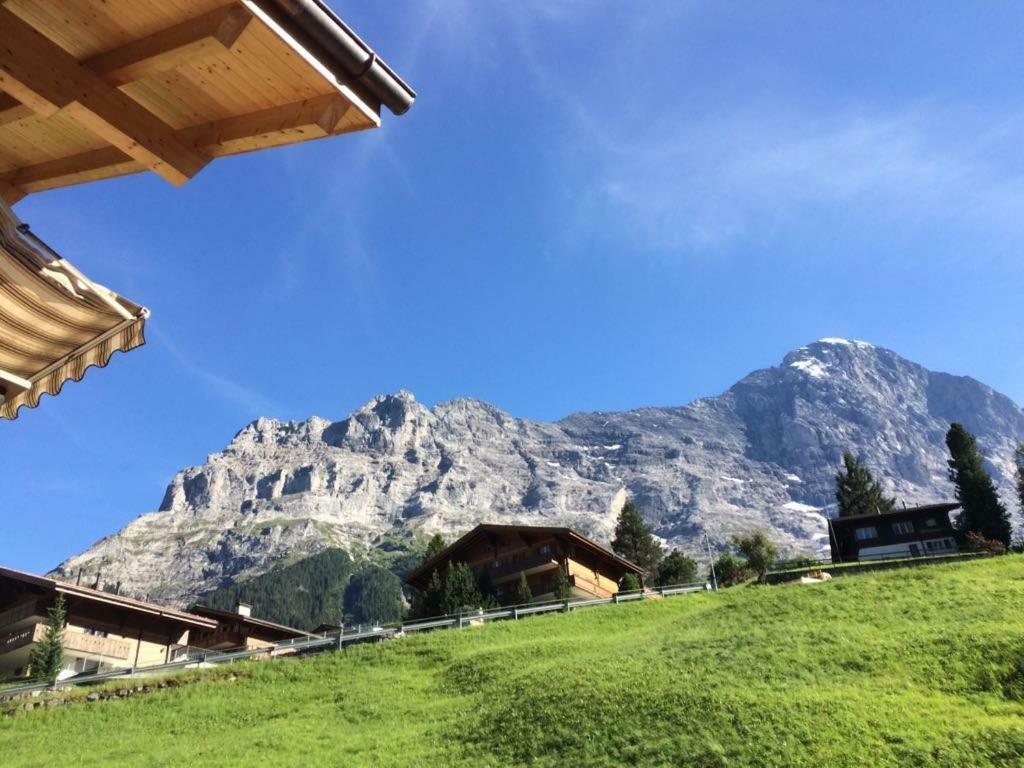 Wetterhorn, Eiger, Jungfrau, Amazing! Appartement Grindelwald Buitenkant foto