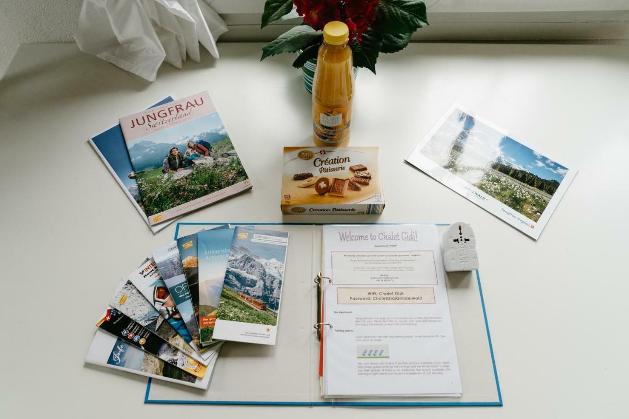 Wetterhorn, Eiger, Jungfrau, Amazing! Appartement Grindelwald Buitenkant foto