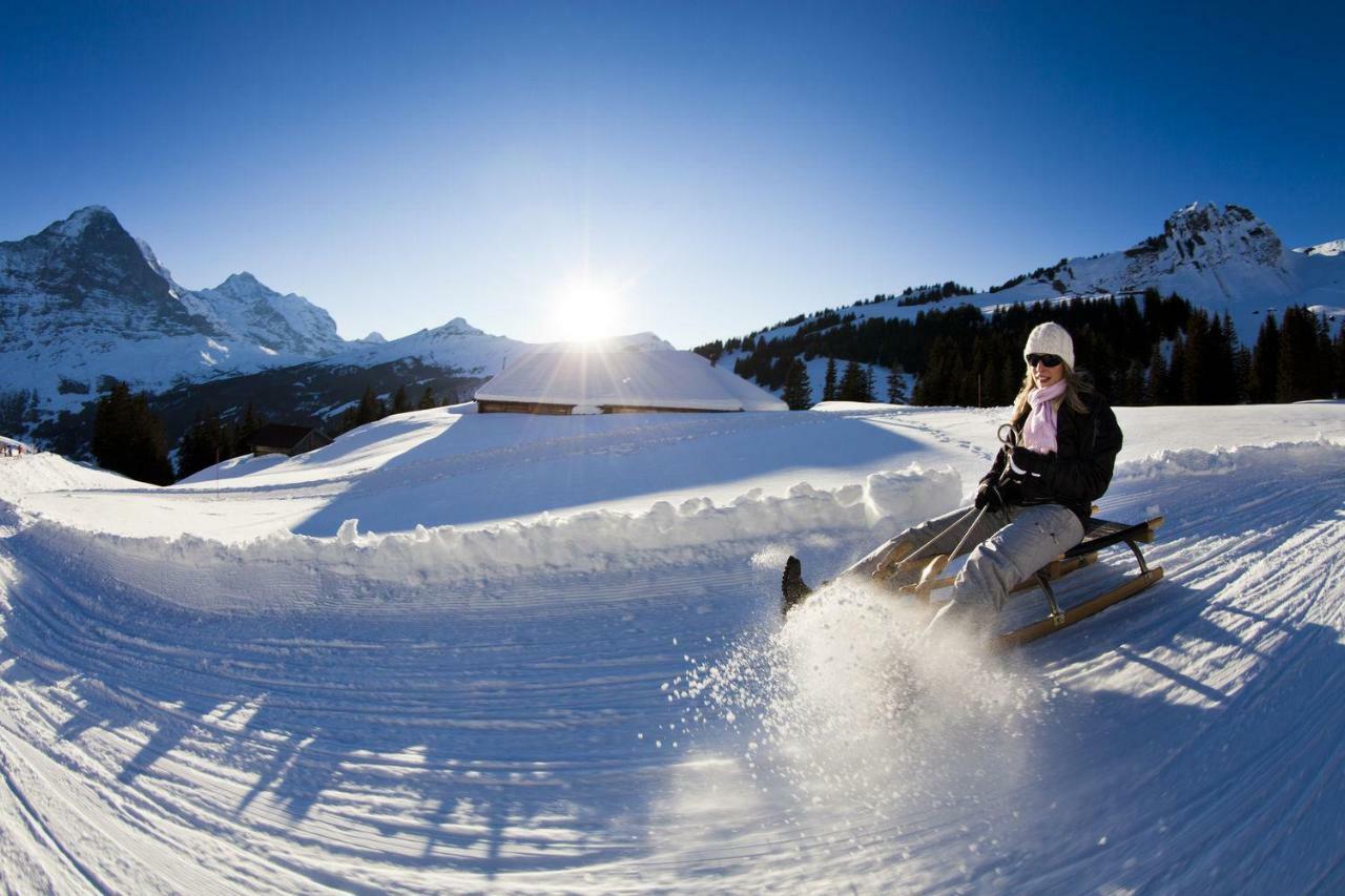 Wetterhorn, Eiger, Jungfrau, Amazing! Appartement Grindelwald Buitenkant foto